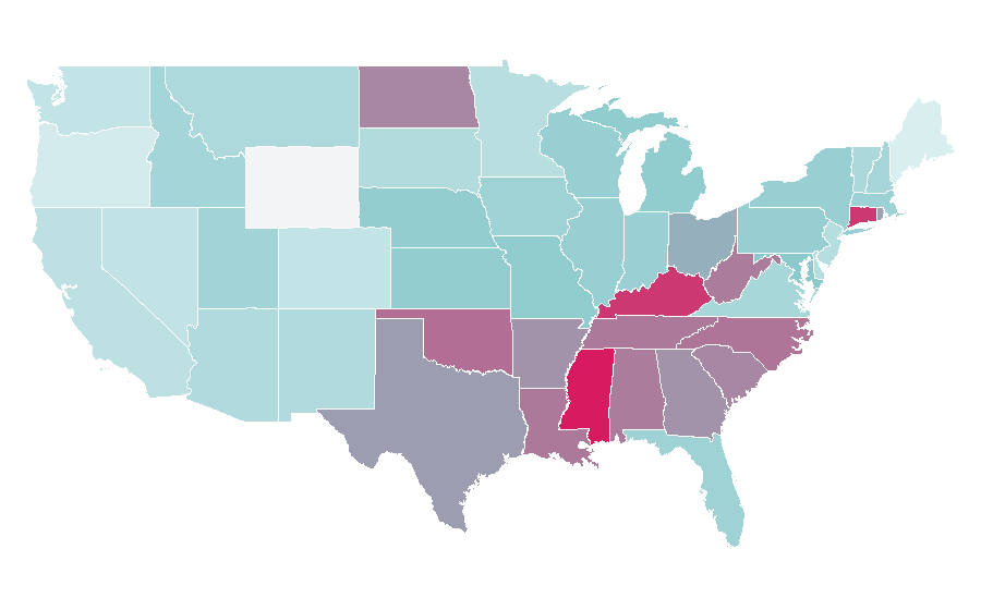 Affinity by region — Microsoft Word, United States