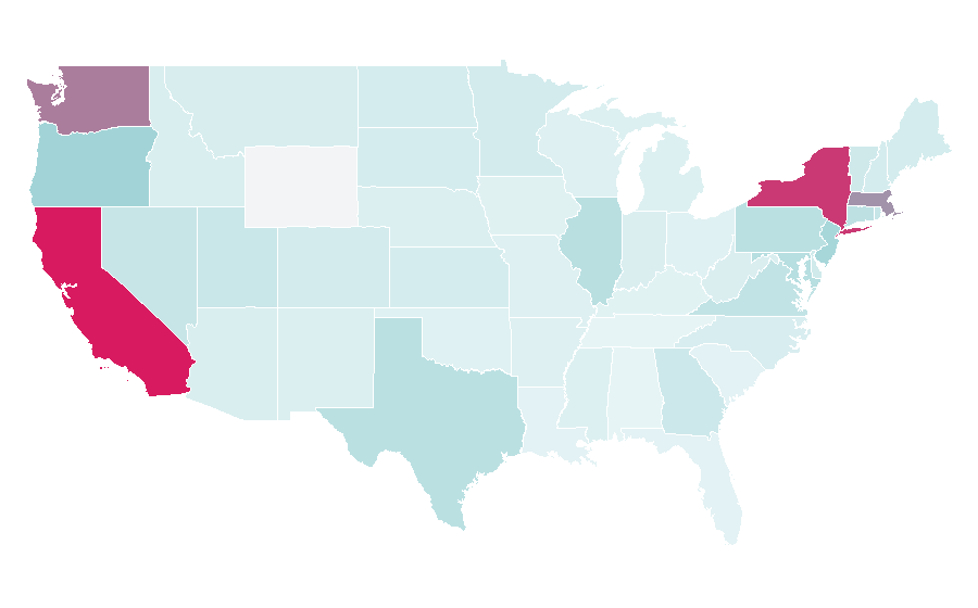 Affinity by region — Mid-Autumn Festival, United States