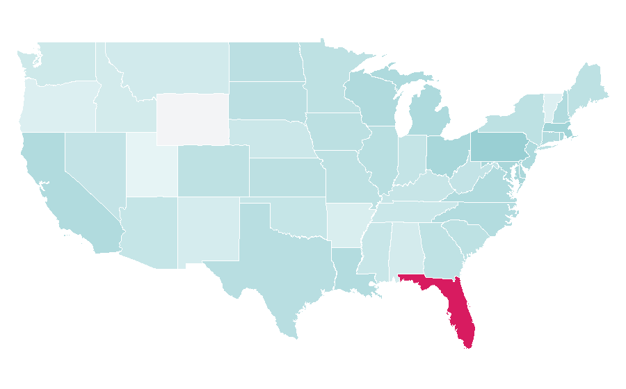 Affinity by region — Mike Evans, United States