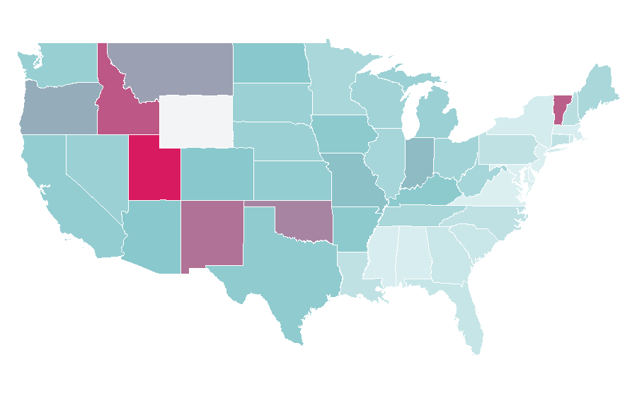 Affinity by region — Mike Myers, United States
