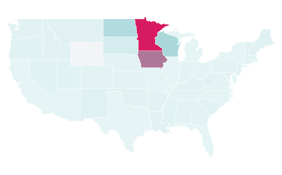 Affinity by region — Mills Fleet Farm, United States