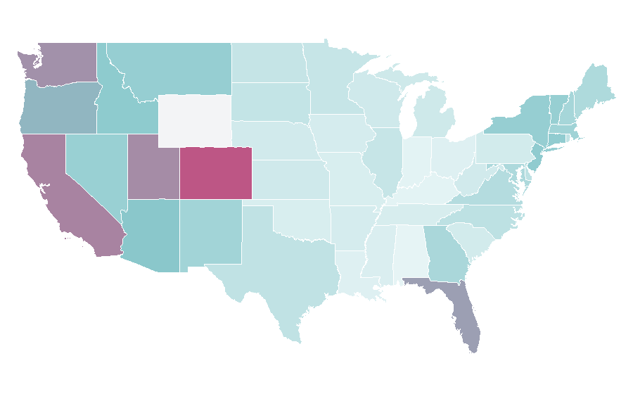 Affinity by region — Mindvalley, United States