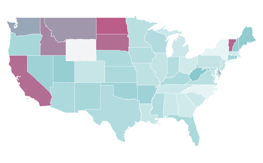 Affinity by region — MineCon, United States