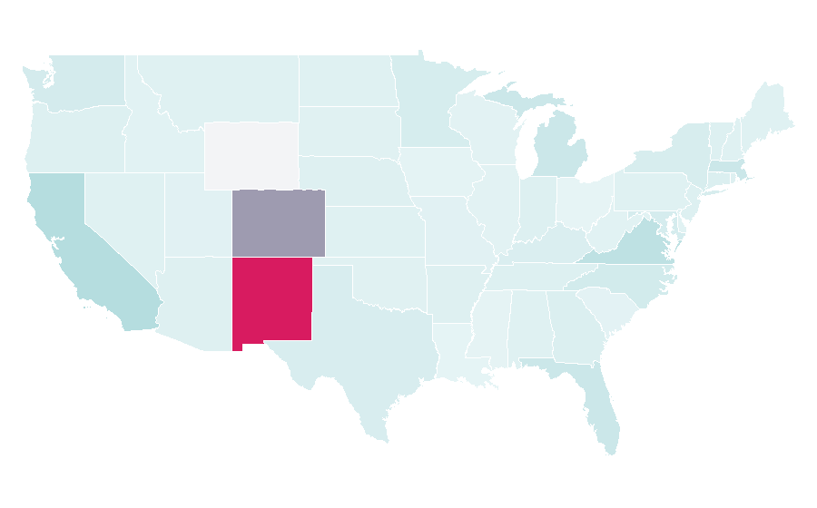 Affinity by region — Ming dynasty, United States