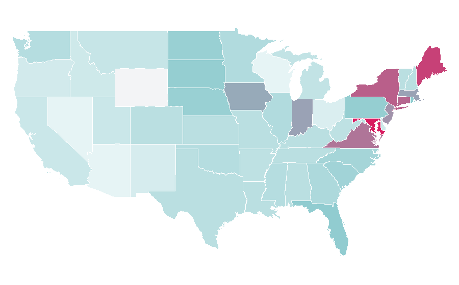 Affinity by region — Minibus, United States