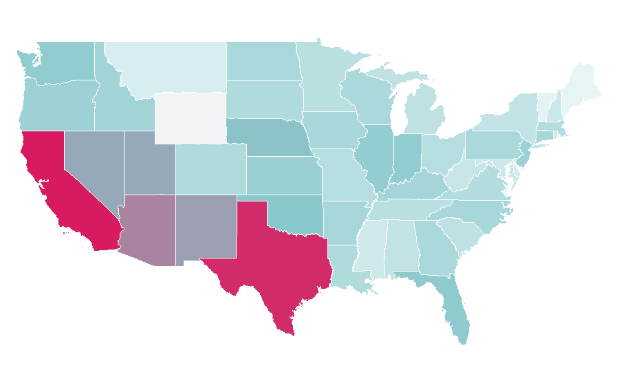Affinity by region — Minions (film), United States