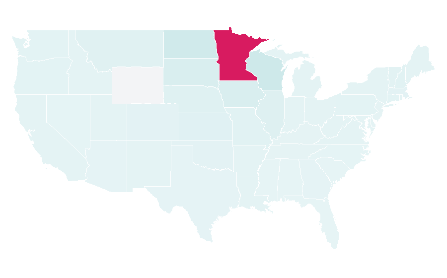Affinity by region — Minneapolis–Saint Paul, United States