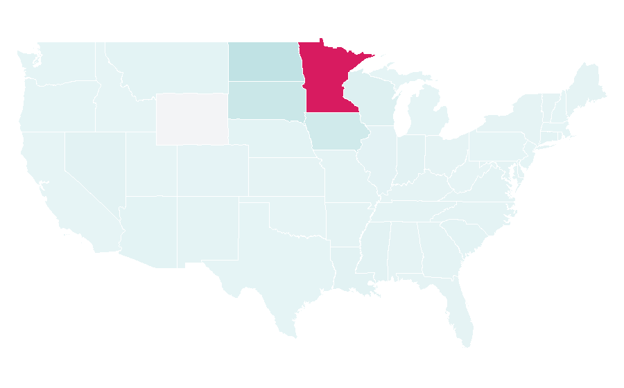 Affinity by region — Minnesota Lynx, United States