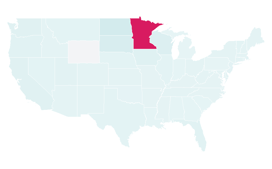 Affinity by region — Minnesota United FC, United States