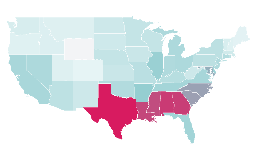 Affinity by region — Minute Maid, United States