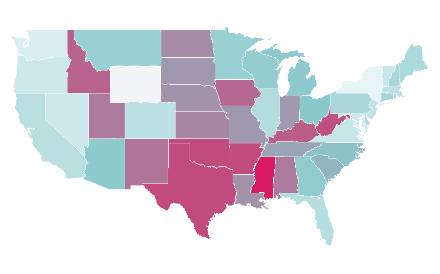 Affinity by region — Miracles from Heaven (film), United States