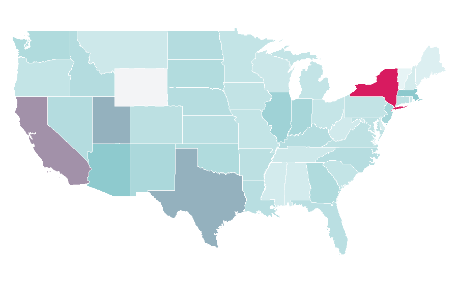 Affinity by region — Miras, United States
