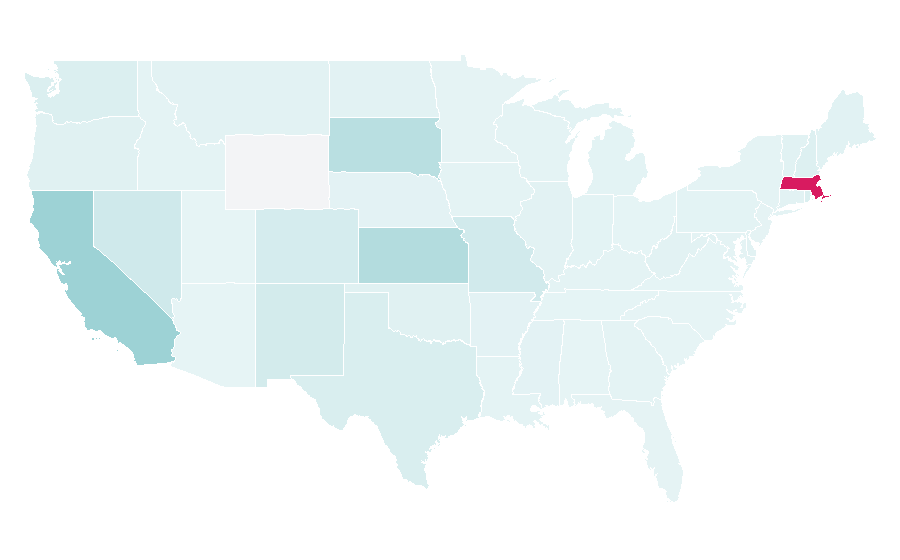 Affinity by region — Mission Hill, United States