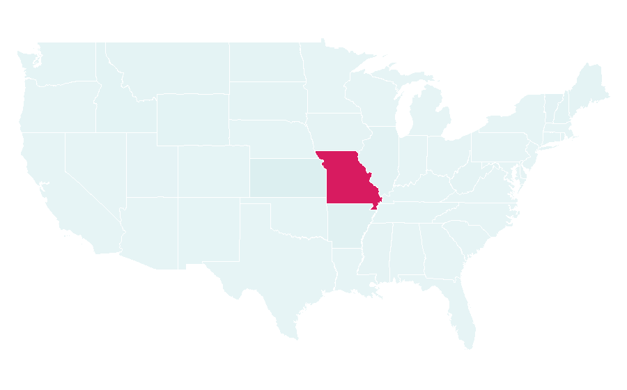 Affinity by region — Missouri Lottery, United States