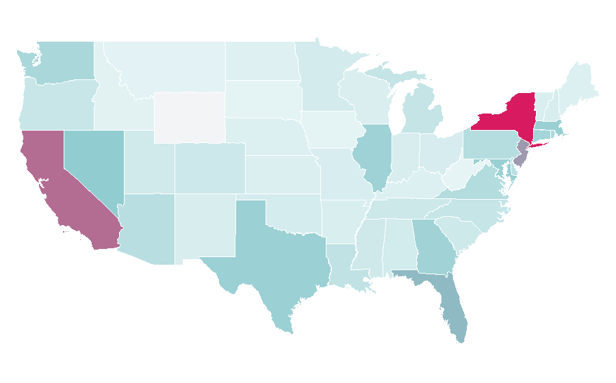 Affinity by region — Miu Miu, United States