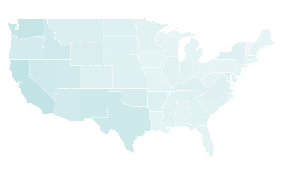 Affinity by region — Miyavi, United States