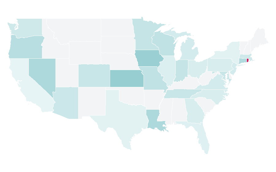 Affinity by region — Mobile telephony, United States