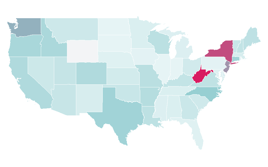 Affinity by region — Mobile virtual network operator, United States