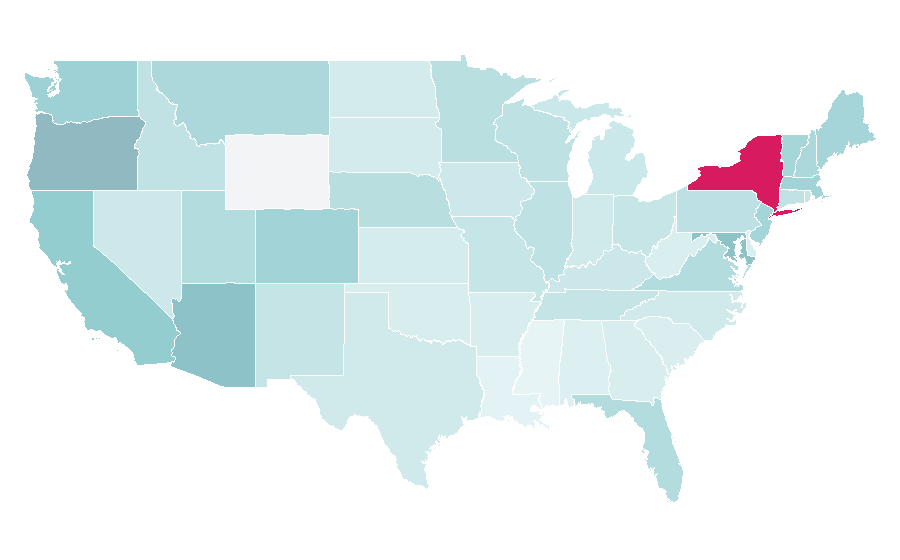 Affinity by region — Moby, United States