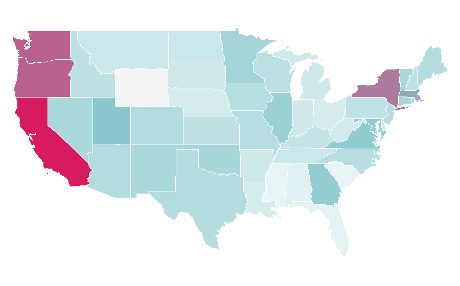 Affinity by region — Mockumentary, United States