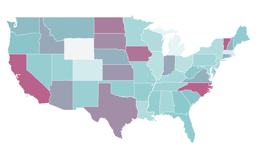 Affinity by region — Modified Cars, United States