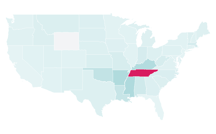 Affinity by region — Momma, United States
