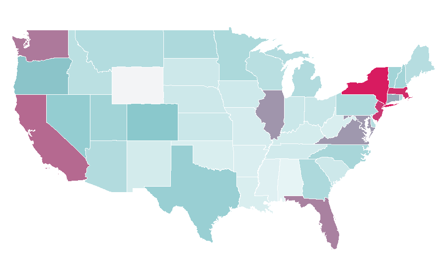 Affinity by region — Momondo, United States