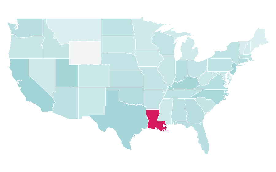 Affinity by region — Mona Lisa, United States
