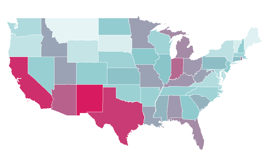 Affinity by region — Monster Jam, United States