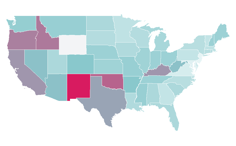 Affinity by region — Monster movie, United States