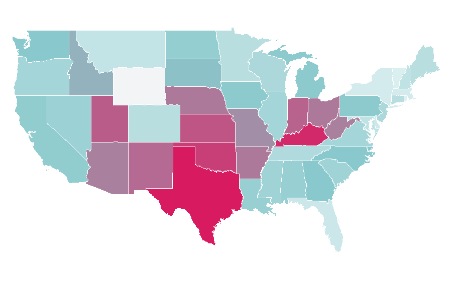 Affinity by region — Monsters, United States