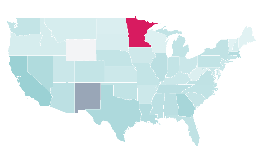 Affinity by region — Monte Carlo, United States