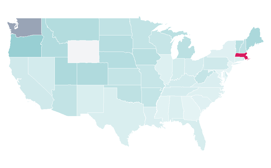 Affinity by region — Montecristo (cigar), United States