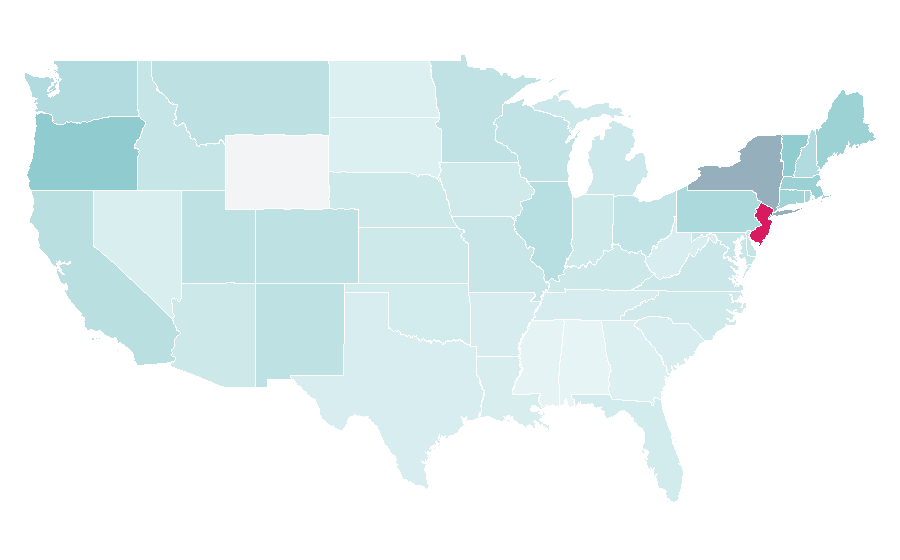Affinity by region — Moonstruck, United States