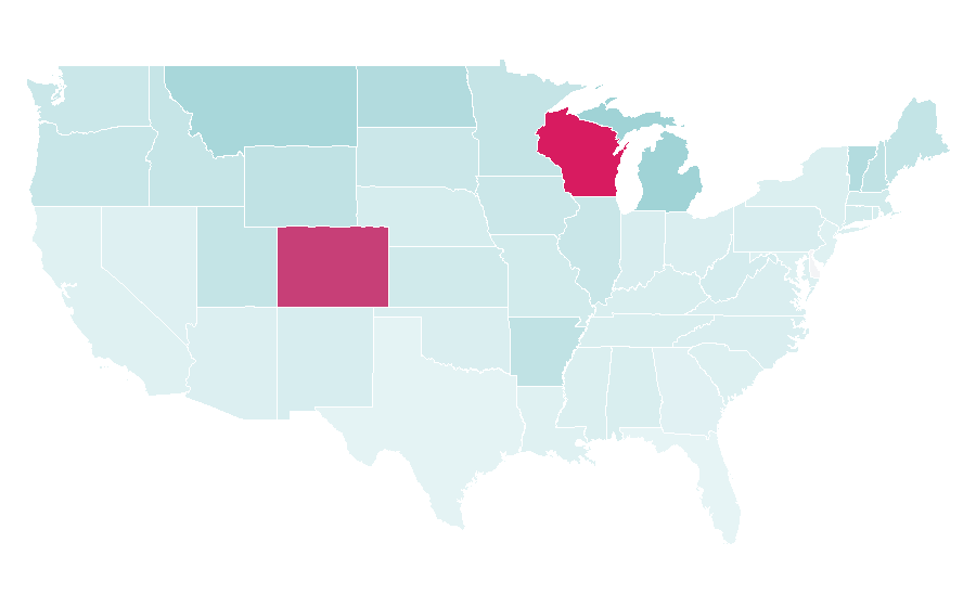 Affinity by region — Moose Jaw, United States