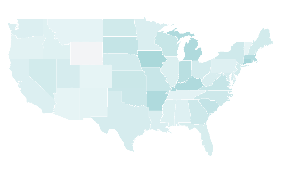 Affinity by region — Moped, United States