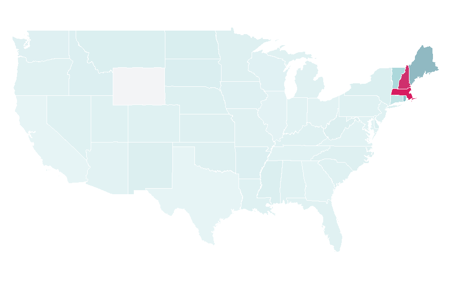 Affinity by region — Morgan Geekie, United States