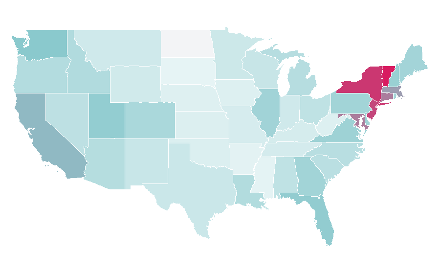 Affinity by region — Morgan Stanley, United States
