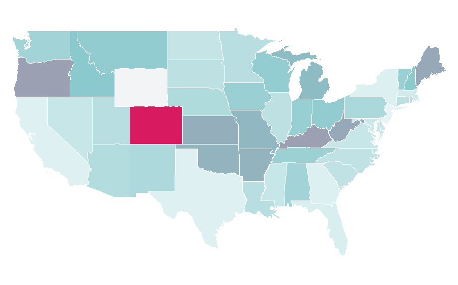 Affinity by region — Mork & Mindy, United States