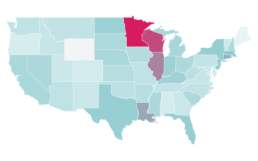 Affinity by region — Moroccanoil, United States