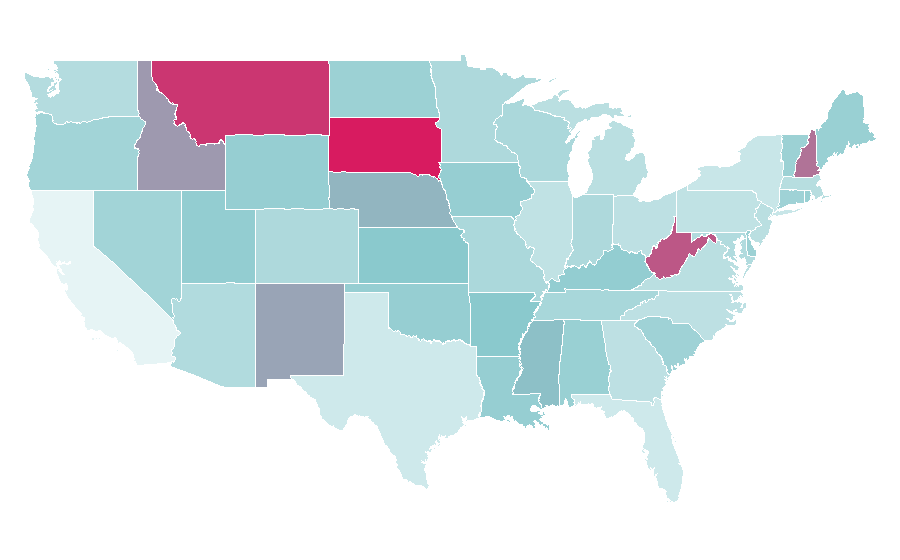 Affinity by region — Morris 4x4 Center, United States