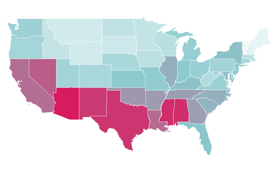 Affinity by region — Mortal Kombat, United States