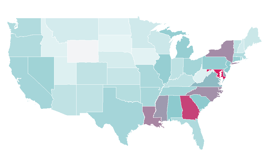 Affinity by region — Mos Def, United States