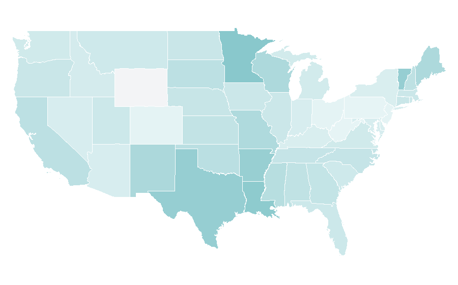 Affinity by region — Mosquito net, United States