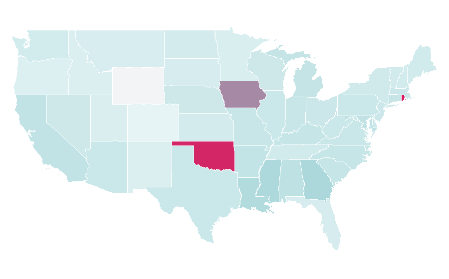Affinity by region — Mother Nature, United States