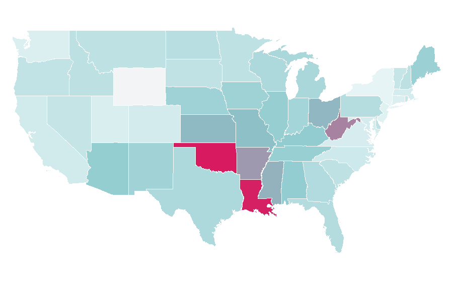 Affinity by region — Motorized bicycle, United States
