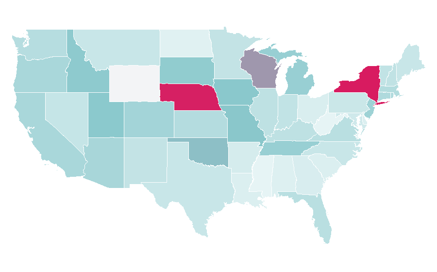 Affinity by region — Moulin Rouge, United States