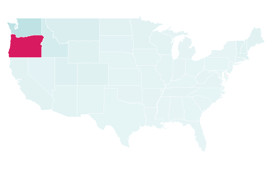 Affinity by region — Mount Hood, United States