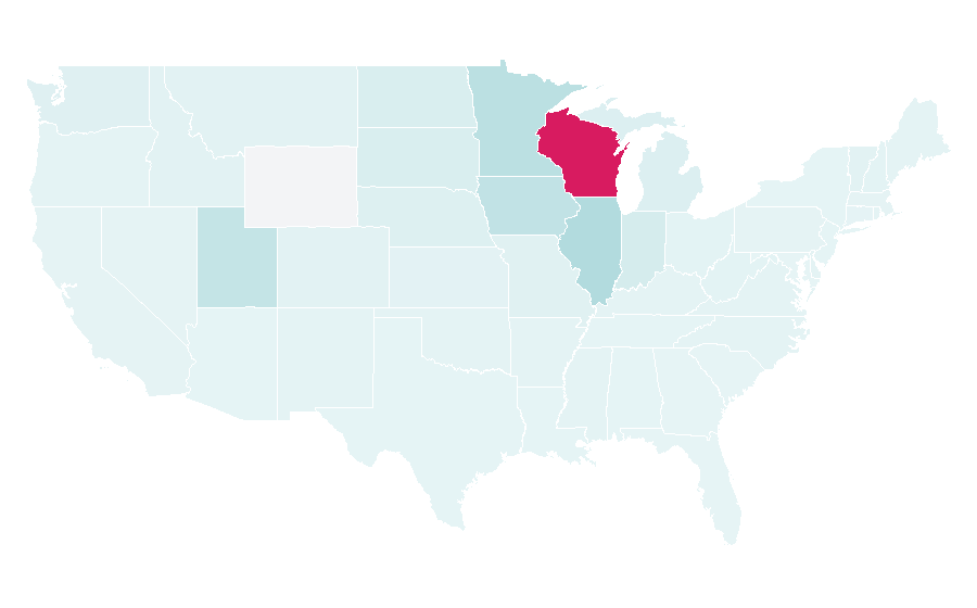Affinity by region — Mount Olympus, United States