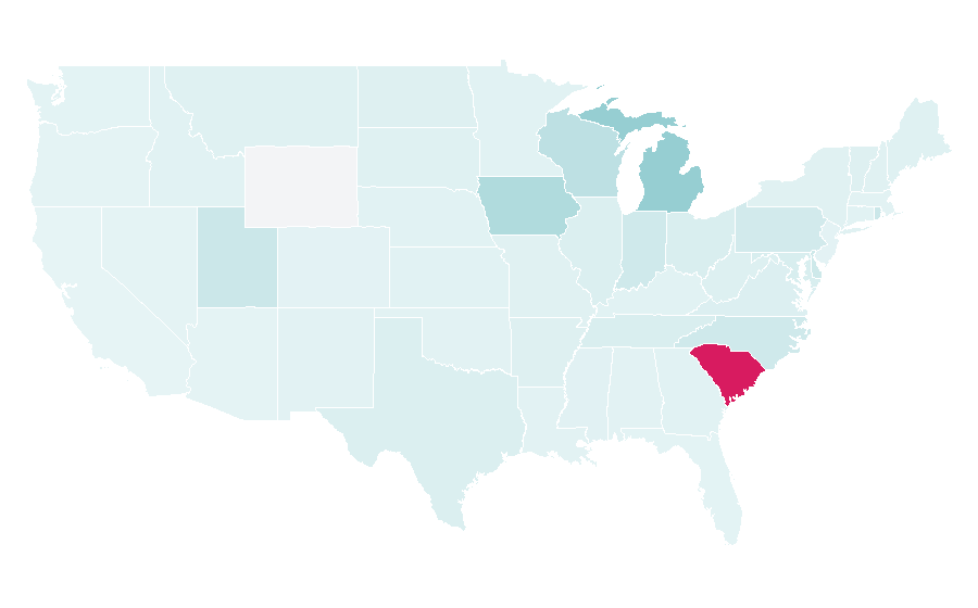 Affinity by region — Mount Pleasant, Michigan, United States